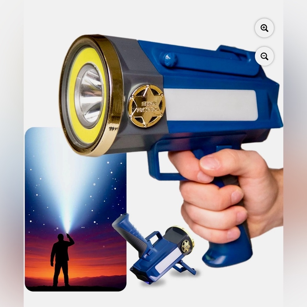 STAR PATROL Rechargeable Spotlight/Flashlight Brand New In Box.  VIRAL! - Picture 13 of 16
